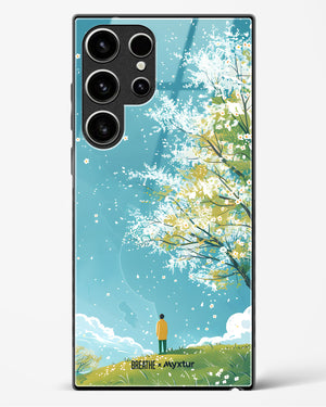 Cherry Blossom Crusade [BREATHE] Glass Case Phone Cover (Samsung)