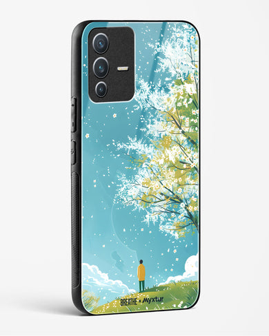 Cherry Blossom Crusade [BREATHE] Glass Case Phone Cover (Vivo)