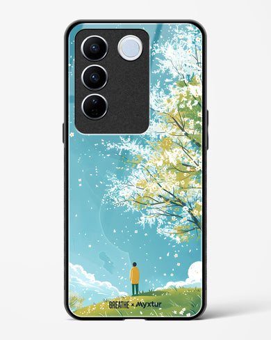 Cherry Blossom Crusade [BREATHE] Glass Case Phone Cover (Vivo)