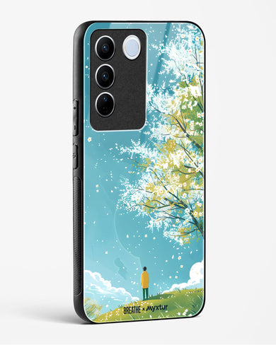 Cherry Blossom Crusade [BREATHE] Glass Case Phone Cover (Vivo)