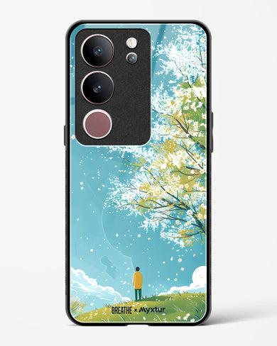 Cherry Blossom Crusade [BREATHE] Glass Case Phone Cover (Vivo)