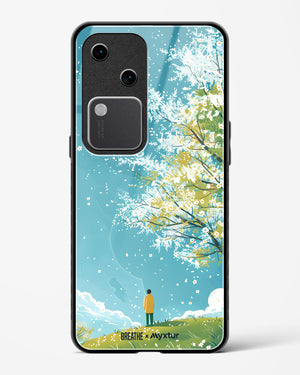 Cherry Blossom Crusade [BREATHE] Glass Case Phone Cover (Vivo)