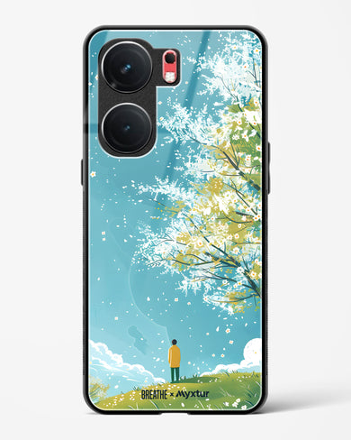 Cherry Blossom Crusade [BREATHE] Glass Case Phone Cover (Vivo)