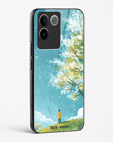 Cherry Blossom Crusade [BREATHE] Glass Case Phone Cover (Vivo)