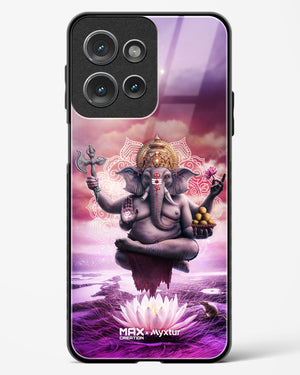 Divine Ganesha Grace [MaxCreation] Glass Case Phone Cover (Motorola)