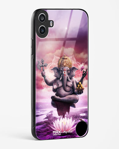 Divine Ganesha Grace [MaxCreation] Glass Case Phone Cover (Nothing)