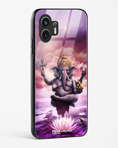 Divine Ganesha Grace [MaxCreation] Glass Case Phone Cover (Nothing)