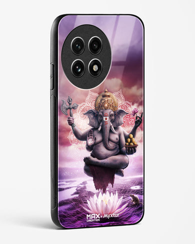 Divine Ganesha Grace [MaxCreation] Glass Case Phone Cover (OnePlus)