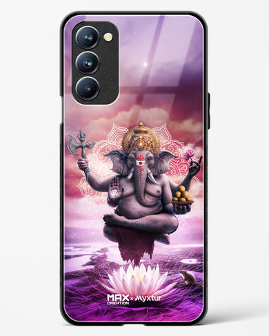 Divine Ganesha Grace [MaxCreation] Glass Case Phone Cover (Oppo)