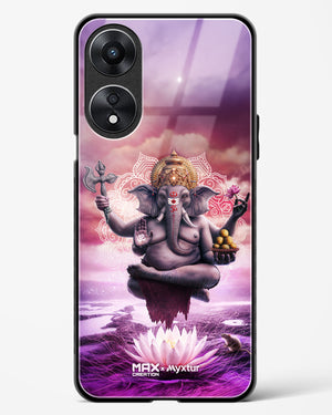 Divine Ganesha Grace [MaxCreation] Glass Case Phone Cover (Oppo)