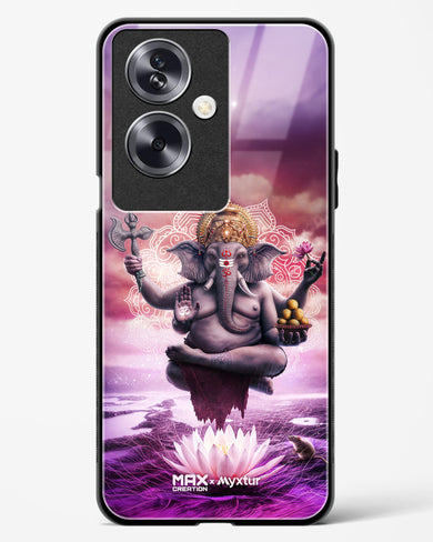 Divine Ganesha Grace [MaxCreation] Glass Case Phone Cover (Oppo)