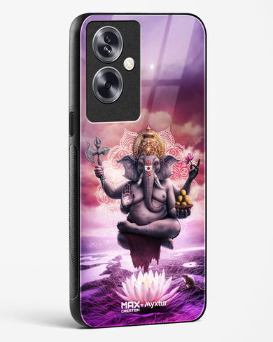 Divine Ganesha Grace [MaxCreation] Glass Case Phone Cover (Oppo)