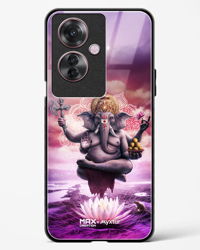 Divine Ganesha Grace [MaxCreation] Glass Case Phone Cover (Oppo)