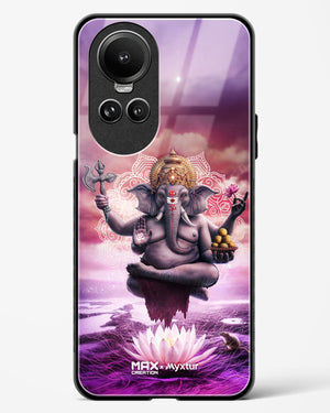 Divine Ganesha Grace [MaxCreation] Glass Case Phone Cover (Oppo)