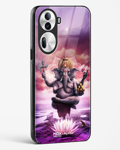 Divine Ganesha Grace [MaxCreation] Glass Case Phone Cover (Oppo)