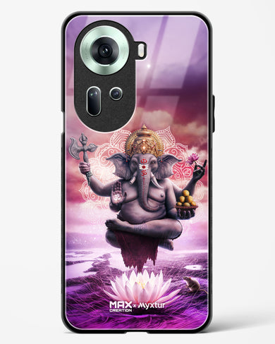 Divine Ganesha Grace [MaxCreation] Glass Case Phone Cover (Oppo)