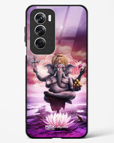 Divine Ganesha Grace [MaxCreation] Glass Case Phone Cover (Oppo)