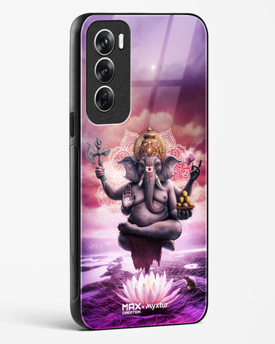 Divine Ganesha Grace [MaxCreation] Glass Case Phone Cover (Oppo)