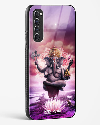 Divine Ganesha Grace [MaxCreation] Glass Case Phone Cover (Oppo)