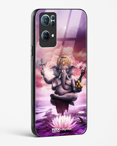 Divine Ganesha Grace [MaxCreation] Glass Case Phone Cover (Oppo)