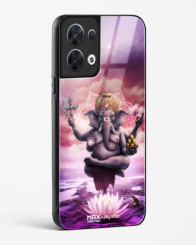 Divine Ganesha Grace [MaxCreation] Glass Case Phone Cover (Oppo)