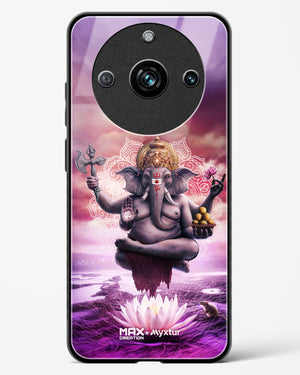 Divine Ganesha Grace [MaxCreation] Glass Case Phone Cover (Realme)