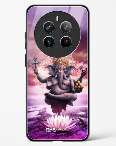 Divine Ganesha Grace [MaxCreation] Glass Case Phone Cover (Realme)