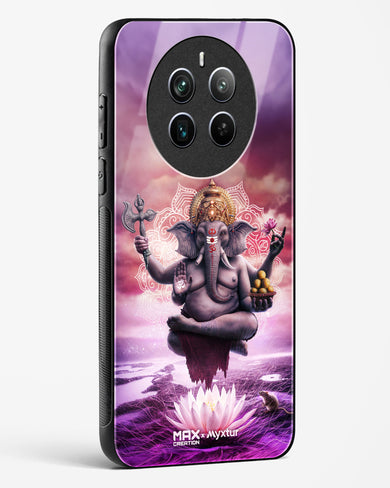 Divine Ganesha Grace [MaxCreation] Glass Case Phone Cover (Realme)