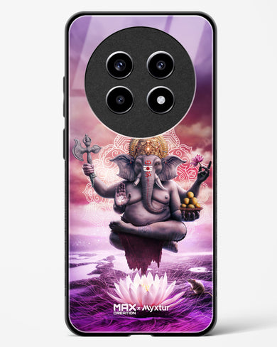 Divine Ganesha Grace [MaxCreation] Glass Case Phone Cover (Realme)