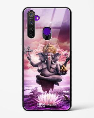 Divine Ganesha Grace [MaxCreation] Glass Case Phone Cover (Realme)