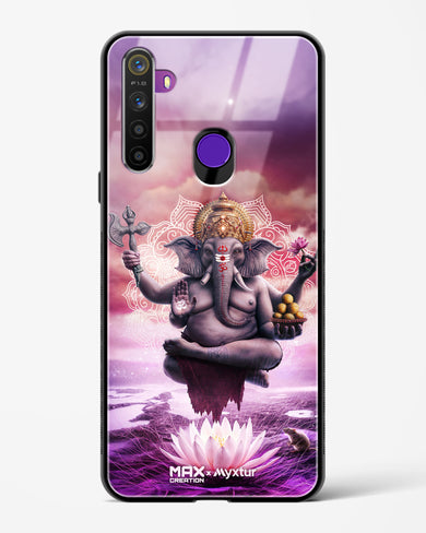 Divine Ganesha Grace [MaxCreation] Glass Case Phone Cover (Realme)