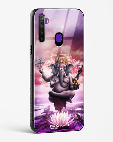 Divine Ganesha Grace [MaxCreation] Glass Case Phone Cover (Realme)