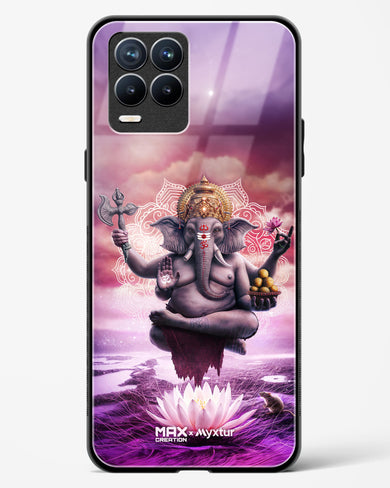 Divine Ganesha Grace [MaxCreation] Glass Case Phone Cover (Realme)