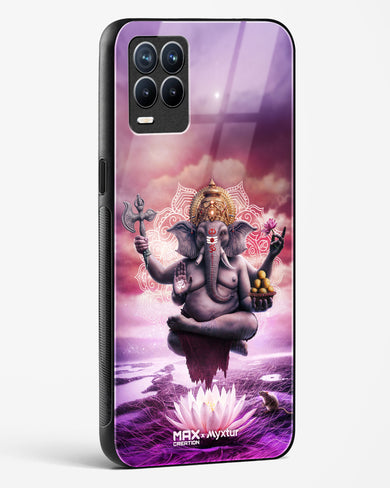 Divine Ganesha Grace [MaxCreation] Glass Case Phone Cover (Realme)