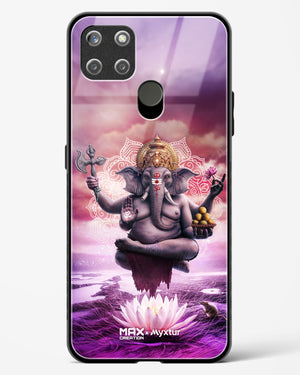 Divine Ganesha Grace [MaxCreation] Glass Case Phone Cover (Realme)