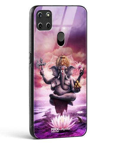 Divine Ganesha Grace [MaxCreation] Glass Case Phone Cover (Realme)