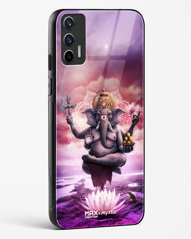 Divine Ganesha Grace [MaxCreation] Glass Case Phone Cover (Realme)