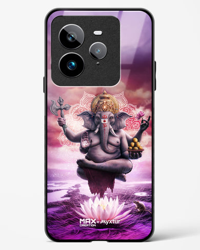 Divine Ganesha Grace [MaxCreation] Glass Case Phone Cover (Realme)