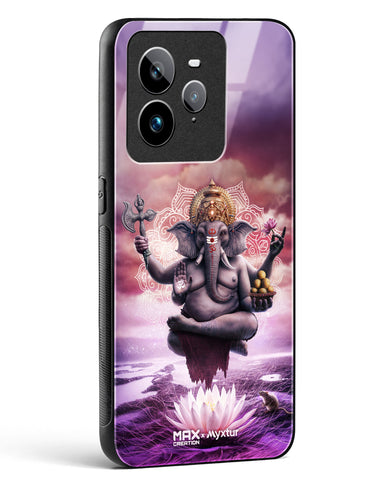 Divine Ganesha Grace [MaxCreation] Glass Case Phone Cover (Realme)