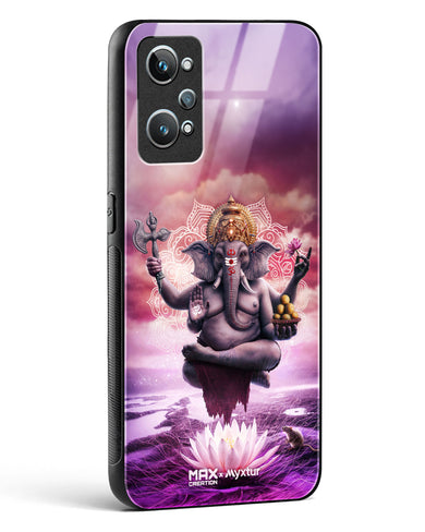 Divine Ganesha Grace [MaxCreation] Glass Case Phone Cover (Realme)