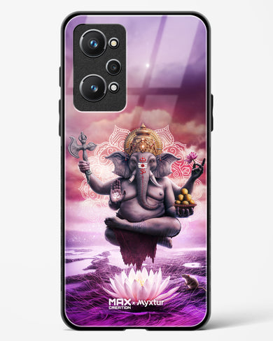 Divine Ganesha Grace [MaxCreation] Glass Case Phone Cover (Realme)