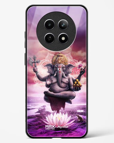 Divine Ganesha Grace [MaxCreation] Glass Case Phone Cover (Realme)