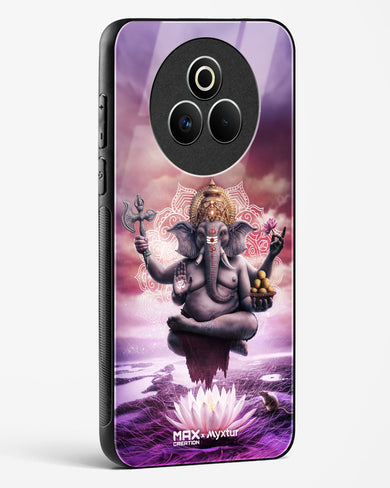 Divine Ganesha Grace [MaxCreation] Glass Case Phone Cover (Realme)
