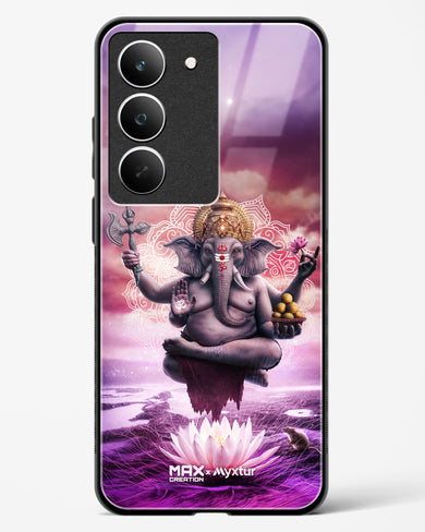 Divine Ganesha Grace [MaxCreation] Glass Case Phone Cover (Realme)