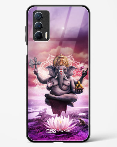 Divine Ganesha Grace [MaxCreation] Glass Case Phone Cover (Realme)