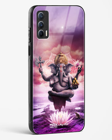 Divine Ganesha Grace [MaxCreation] Glass Case Phone Cover (Realme)