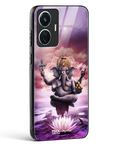 Divine Ganesha Grace [MaxCreation] Glass Case Phone Cover (Vivo)