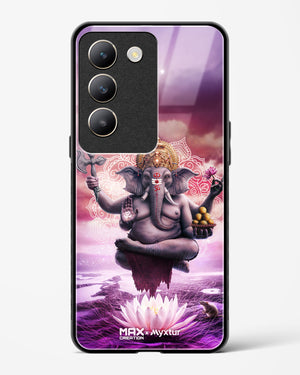 Divine Ganesha Grace [MaxCreation] Glass Case Phone Cover (Vivo)