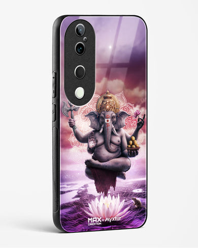 Divine Ganesha Grace [MaxCreation] Glass Case Phone Cover (Vivo)