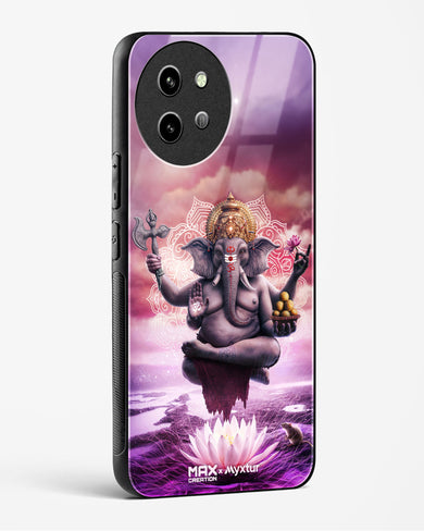 Divine Ganesha Grace [MaxCreation] Glass Case Phone Cover (Vivo)